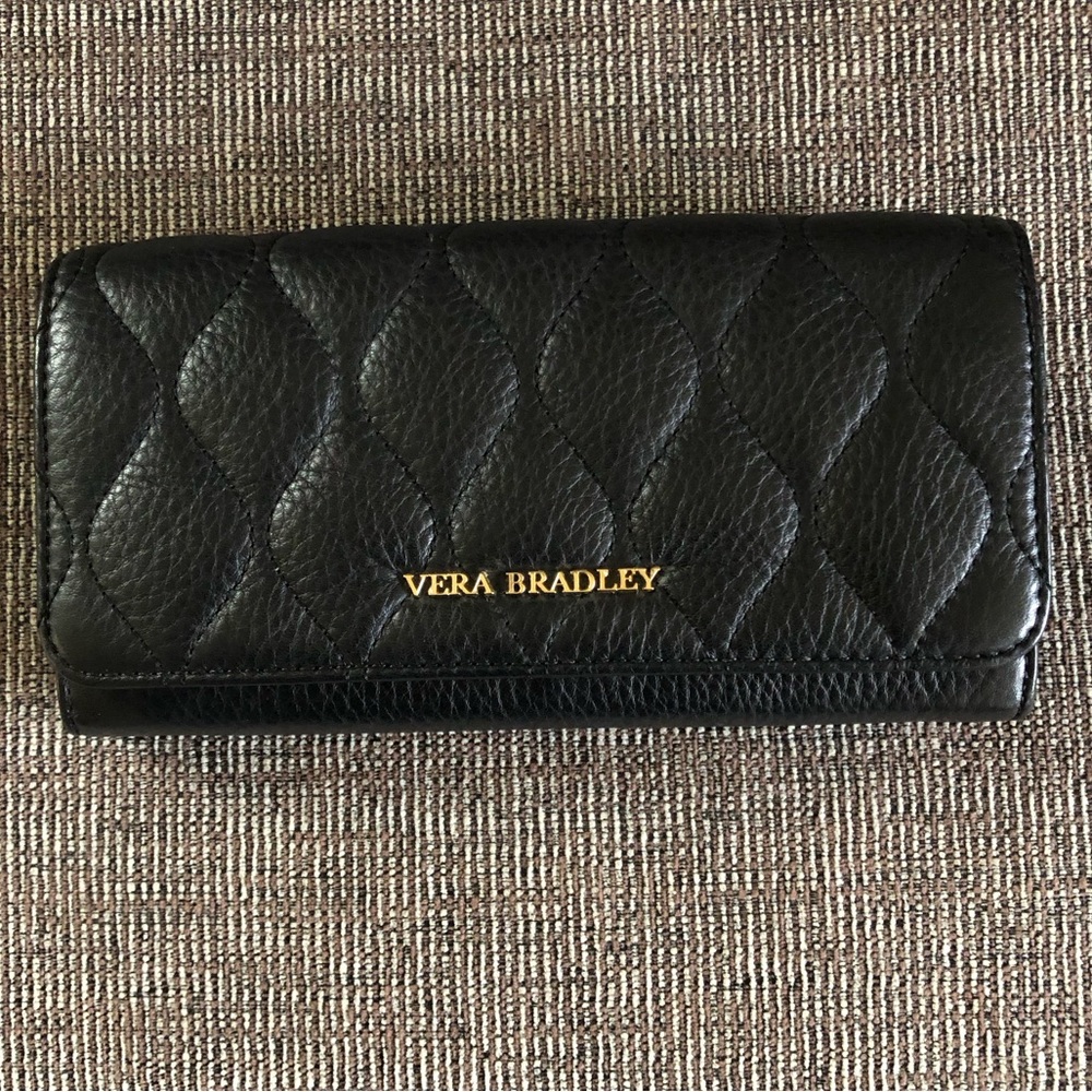 Vera Bradley “Audrey” Quilted Genuine Leather Wallet